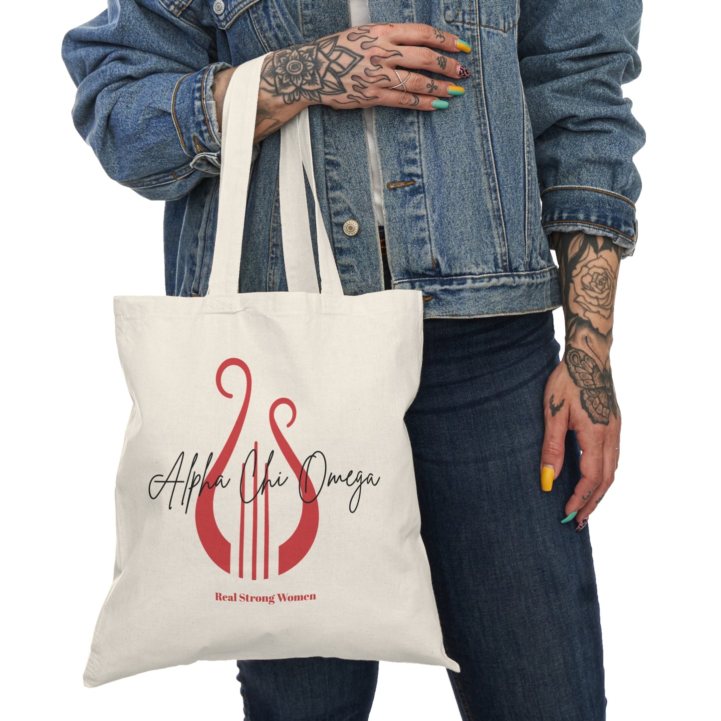 Alpha Chi Omega tote bag