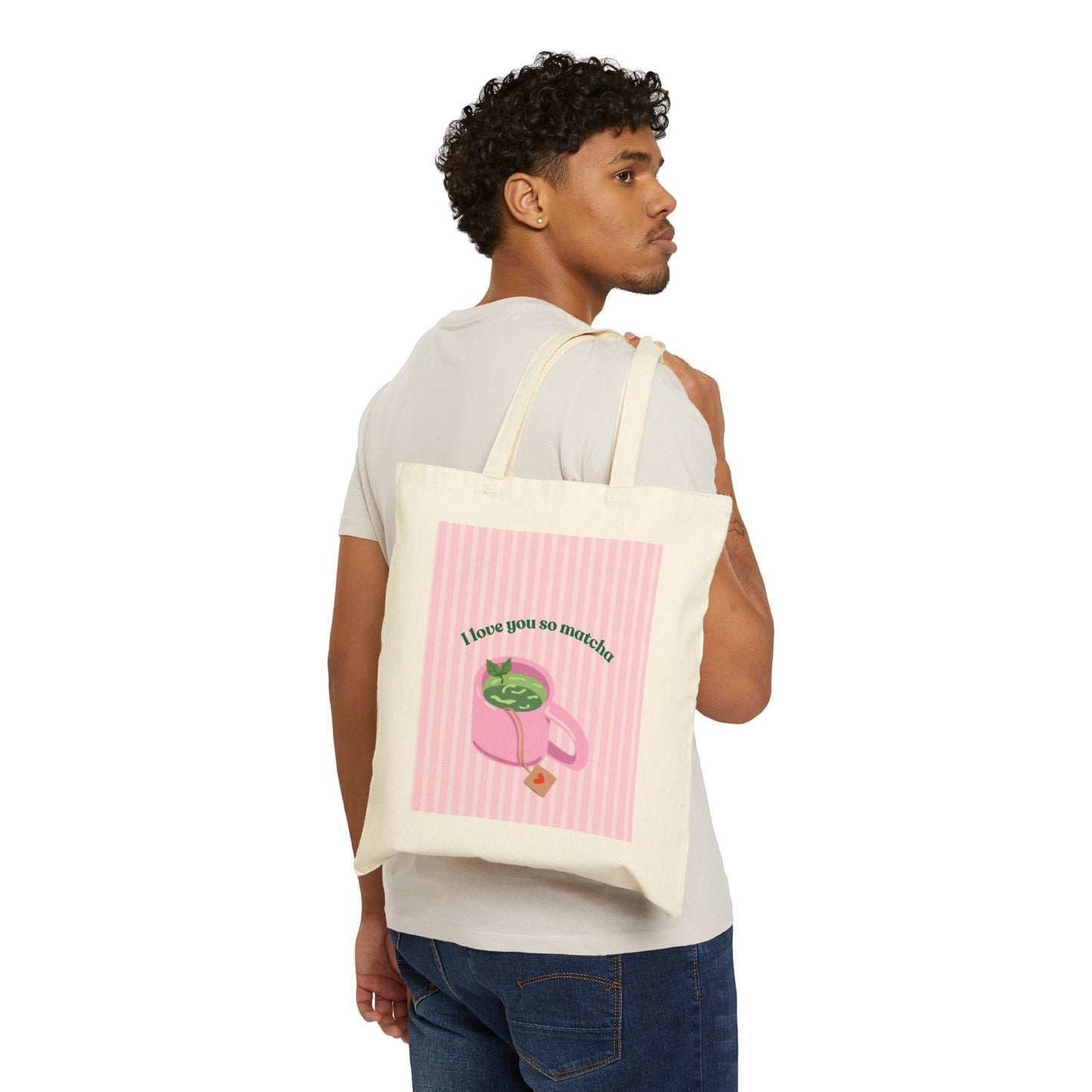 I Love you so Matcha Tote