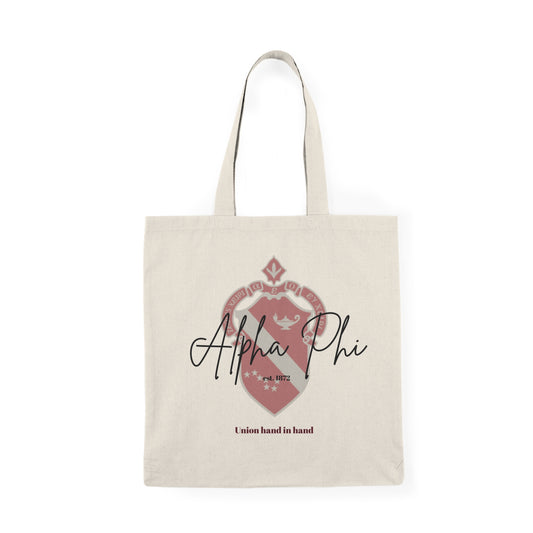 Alpha Phi tote bag