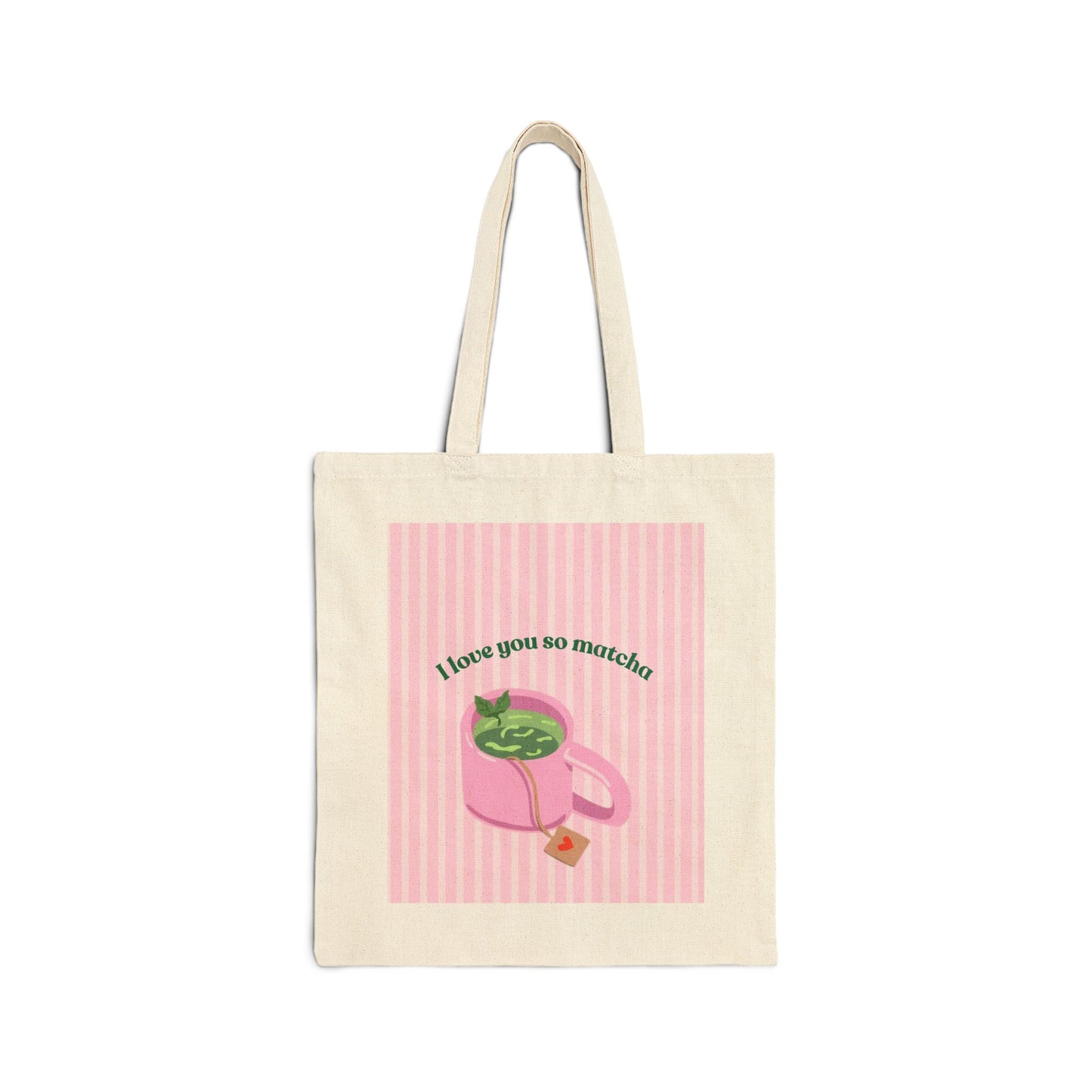 I Love you so Matcha Tote