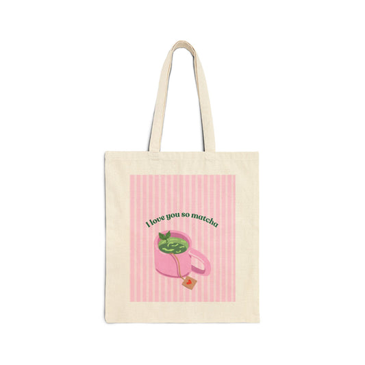 I Love you so Matcha Tote