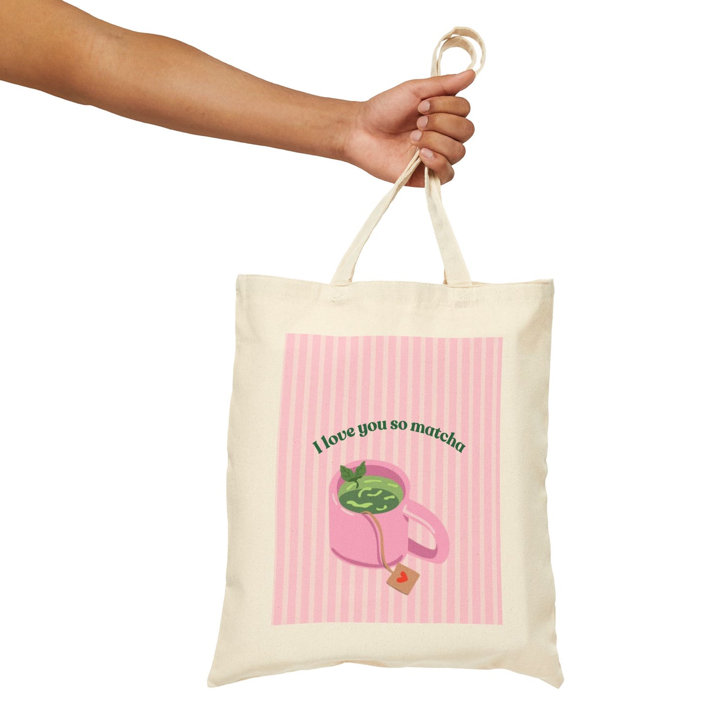 I Love you so Matcha Tote