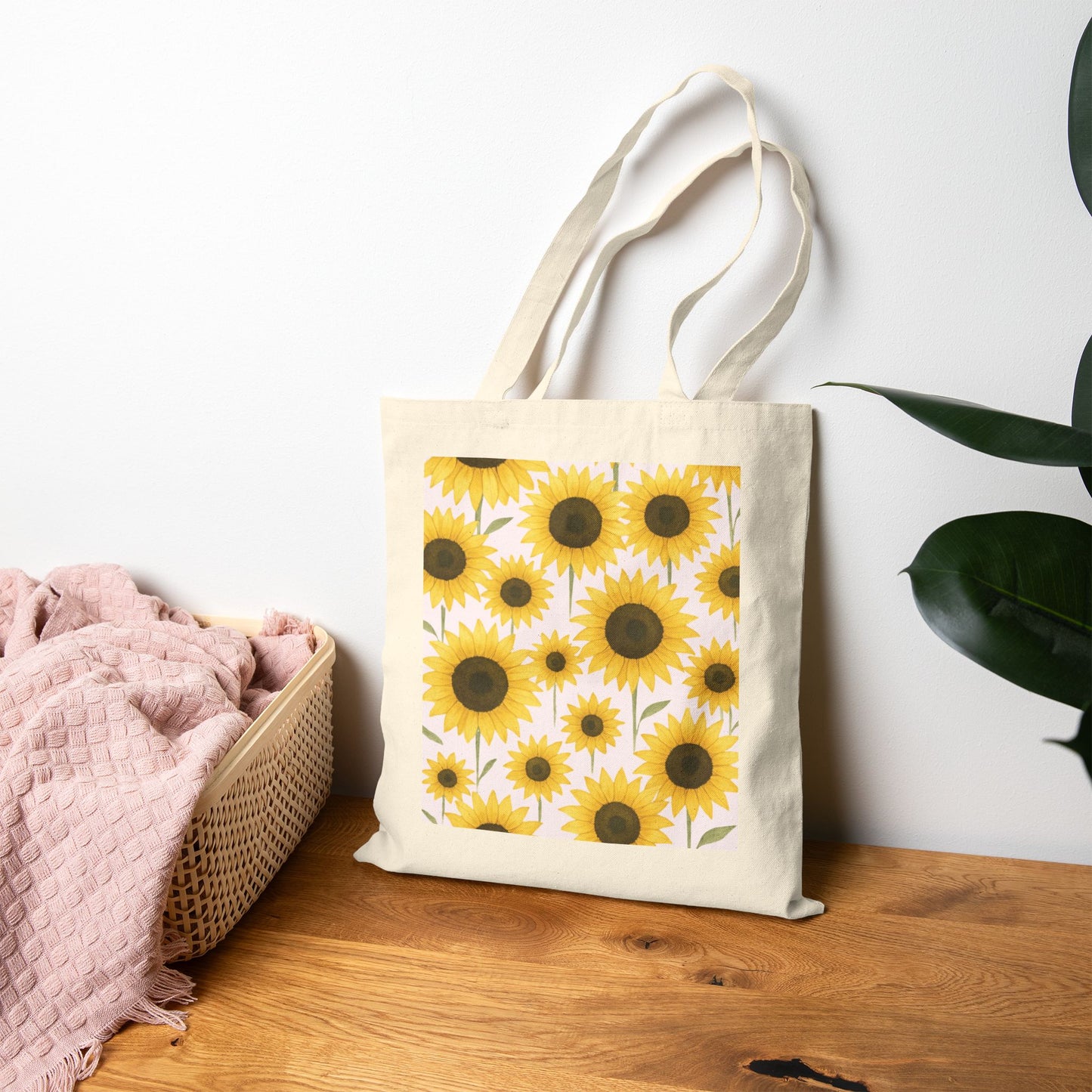 Sunflower Kisses Tote Bag