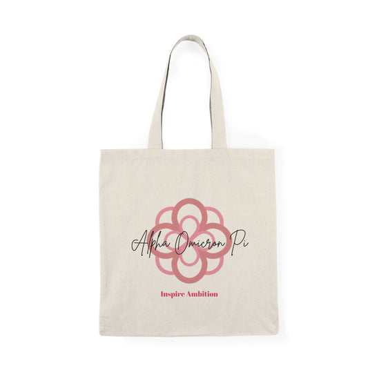Alpha Omicron Pi tote bag